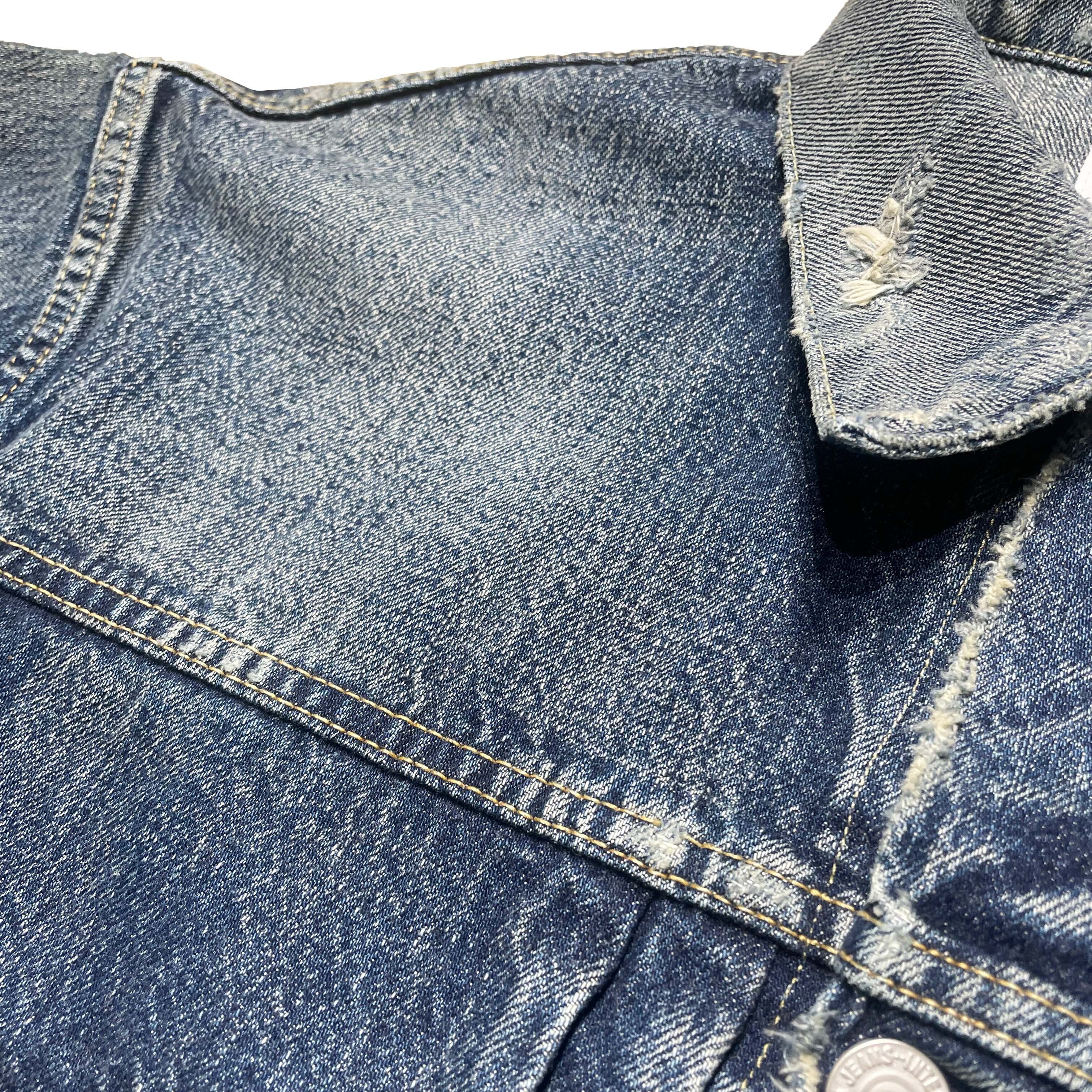 Benjamin Authentic Club Vintage Wash Denim Trucker Jacket Japan
