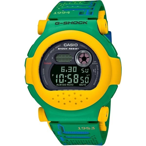 カシオ G-SHOCK G-B001RG-3JR グリーン イエロー グレー 替えベゼル