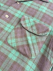 60s PENDLETON WOOL SHIRT Size M