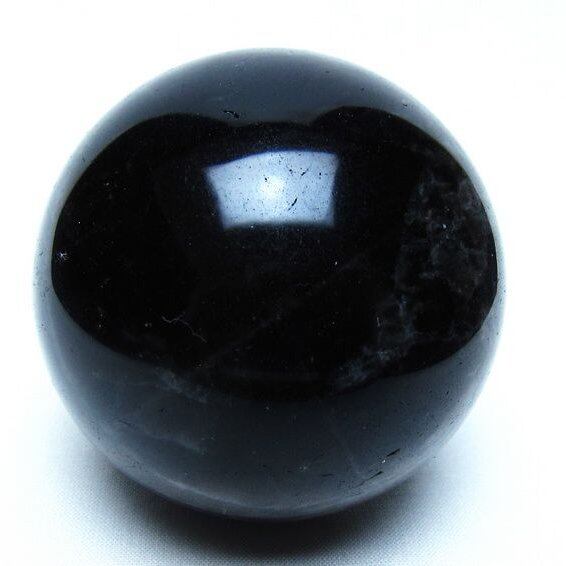 モリオン 黒水晶 丸玉 70mm 一点物 151-9480