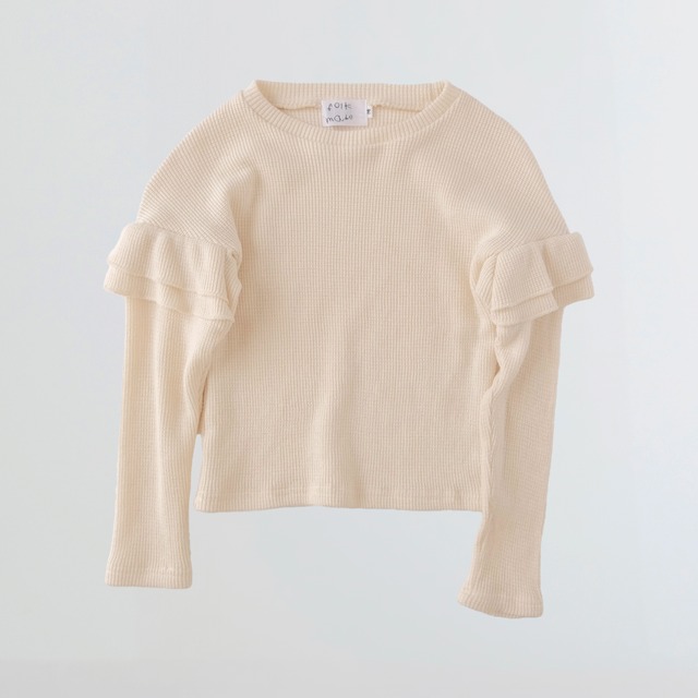 〈 folk made 25AW 〉 Village pullover / F25AW-024 / LL(140-155) / IVORY