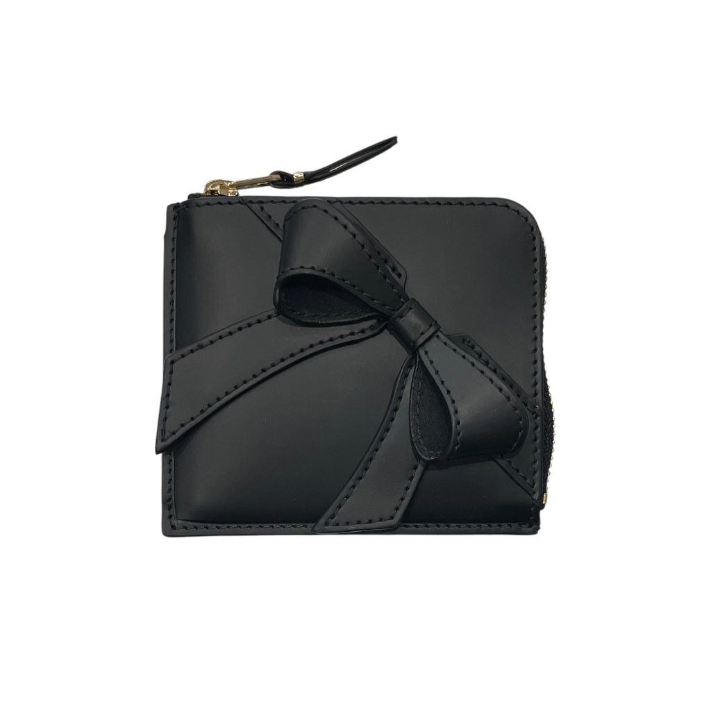 Wallet COMME des GARCONS BIG BOW ZIP AROUND WALLET（BLACK