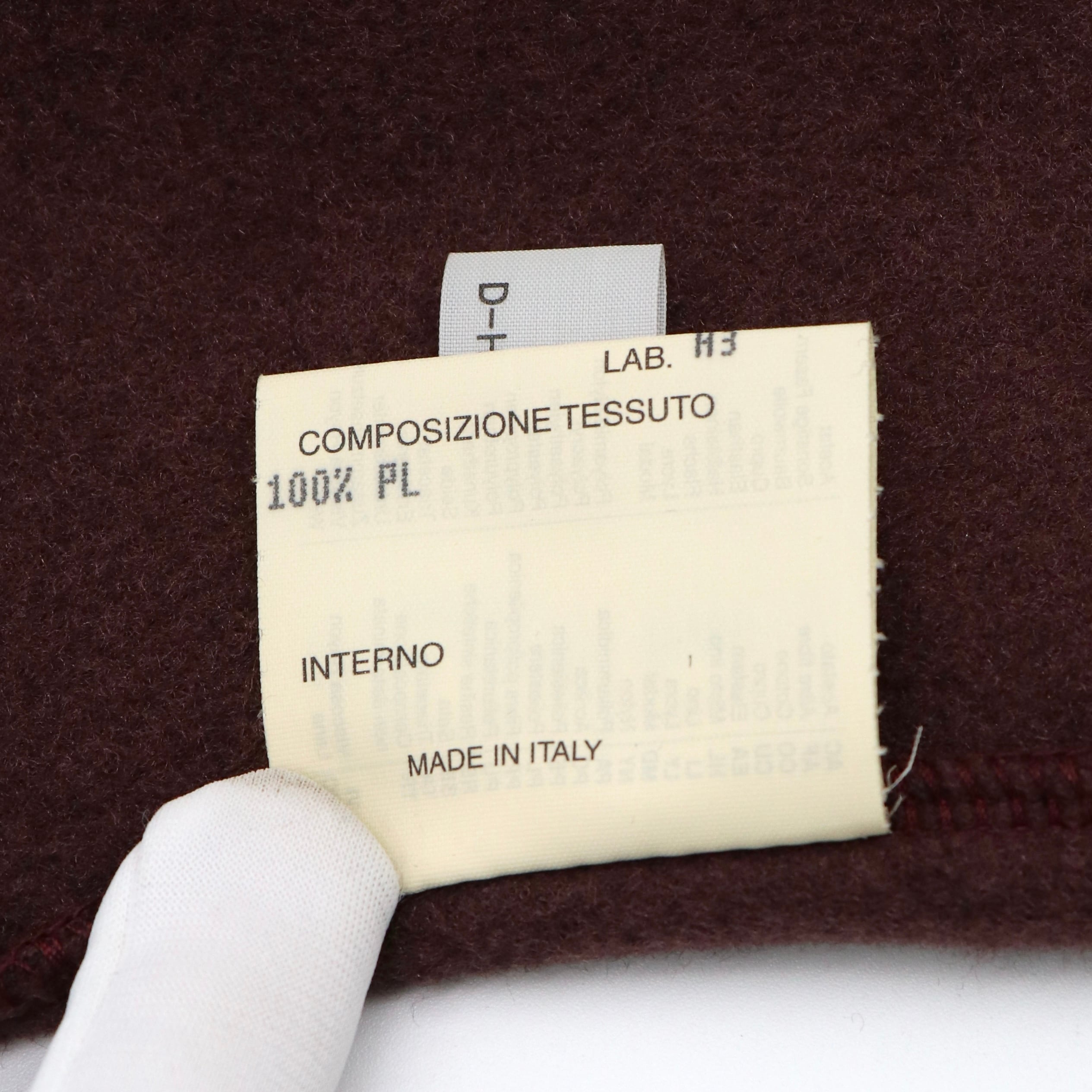 FENDI FFロゴフリース ハイネックカットソー ブラウン フェンディ