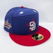 NEW ERA 59FIFTY/5950 MLB スプリットパネル 2025 MLB All Star Game Workout サンディエゴ・パドレス ブルー