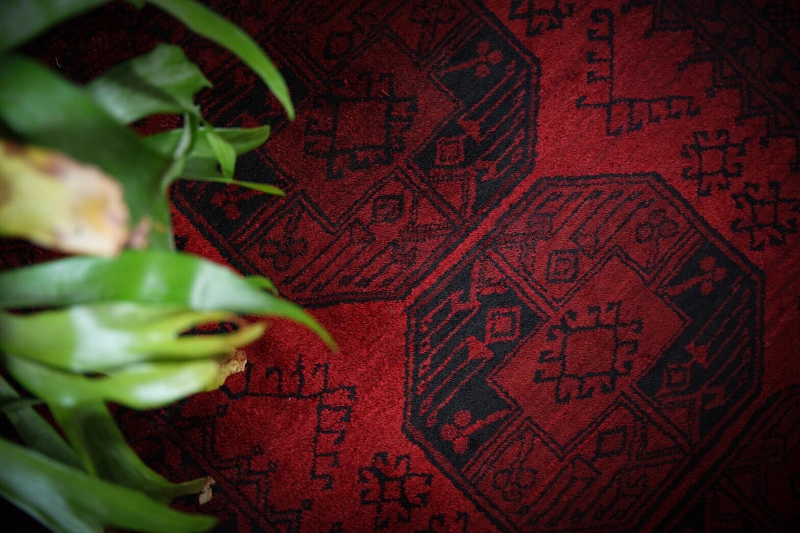 136 -Vintage turkmen rug