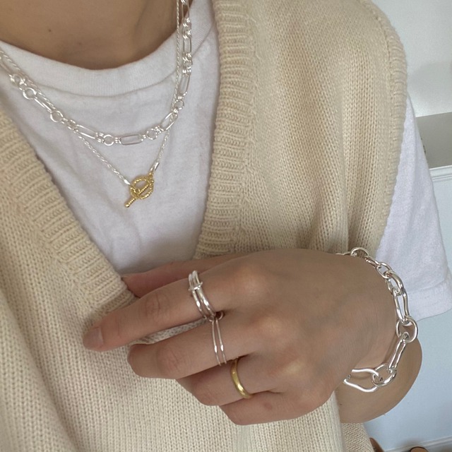 S925 mix necklace (N193)