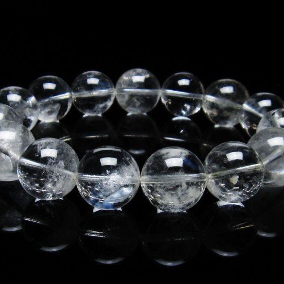 エンジェルラダークォーツ ブレスレット 14mm 一点物 メール便可 [M便 1/10] 111-39753