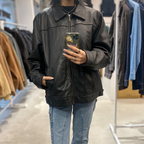 WILSONS used leather jacket SIZE:XL