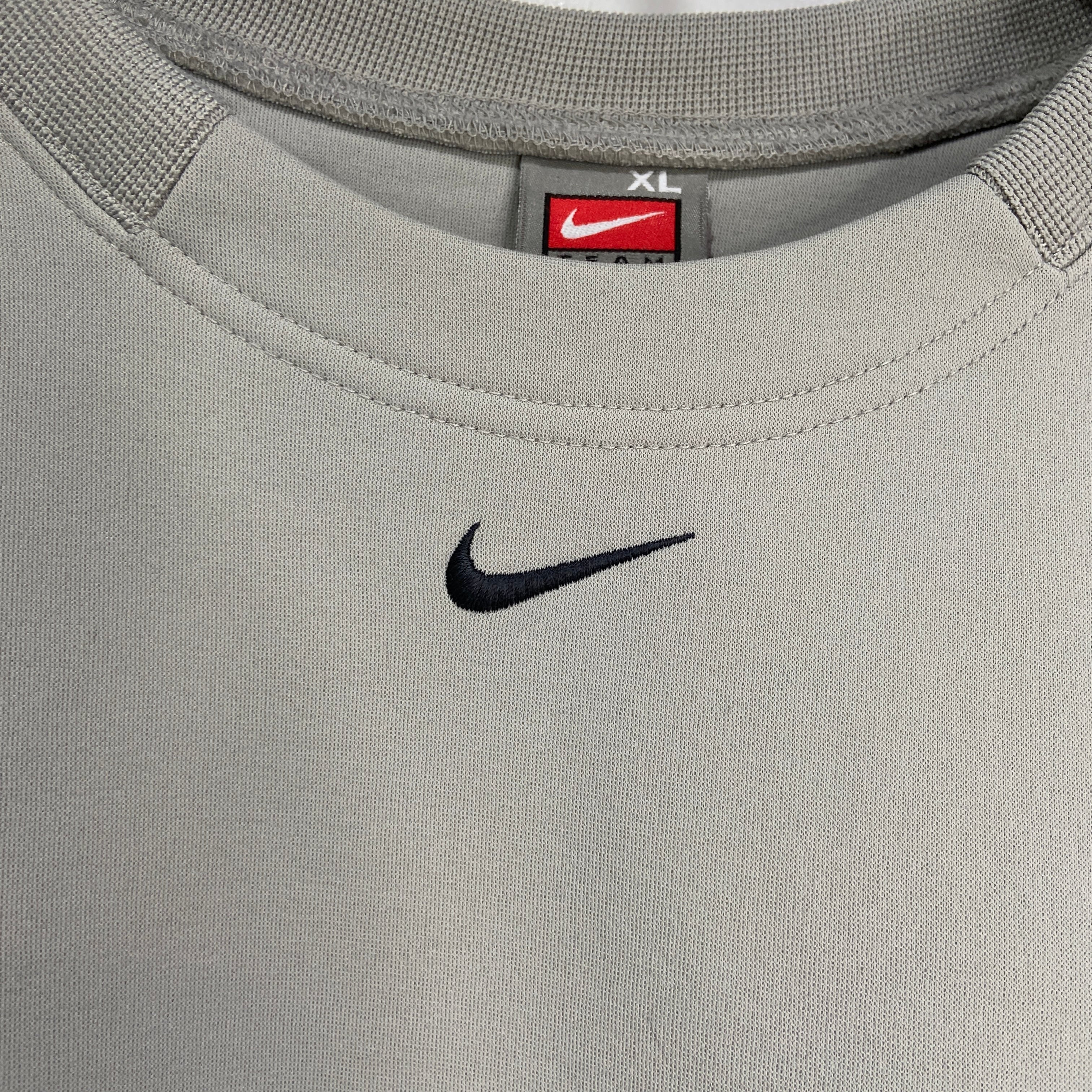 00s NIKETEAM ナイキ　センタースウォッシュロゴスウェット　鼠色　XL | 古着屋 Uan powered by BASE