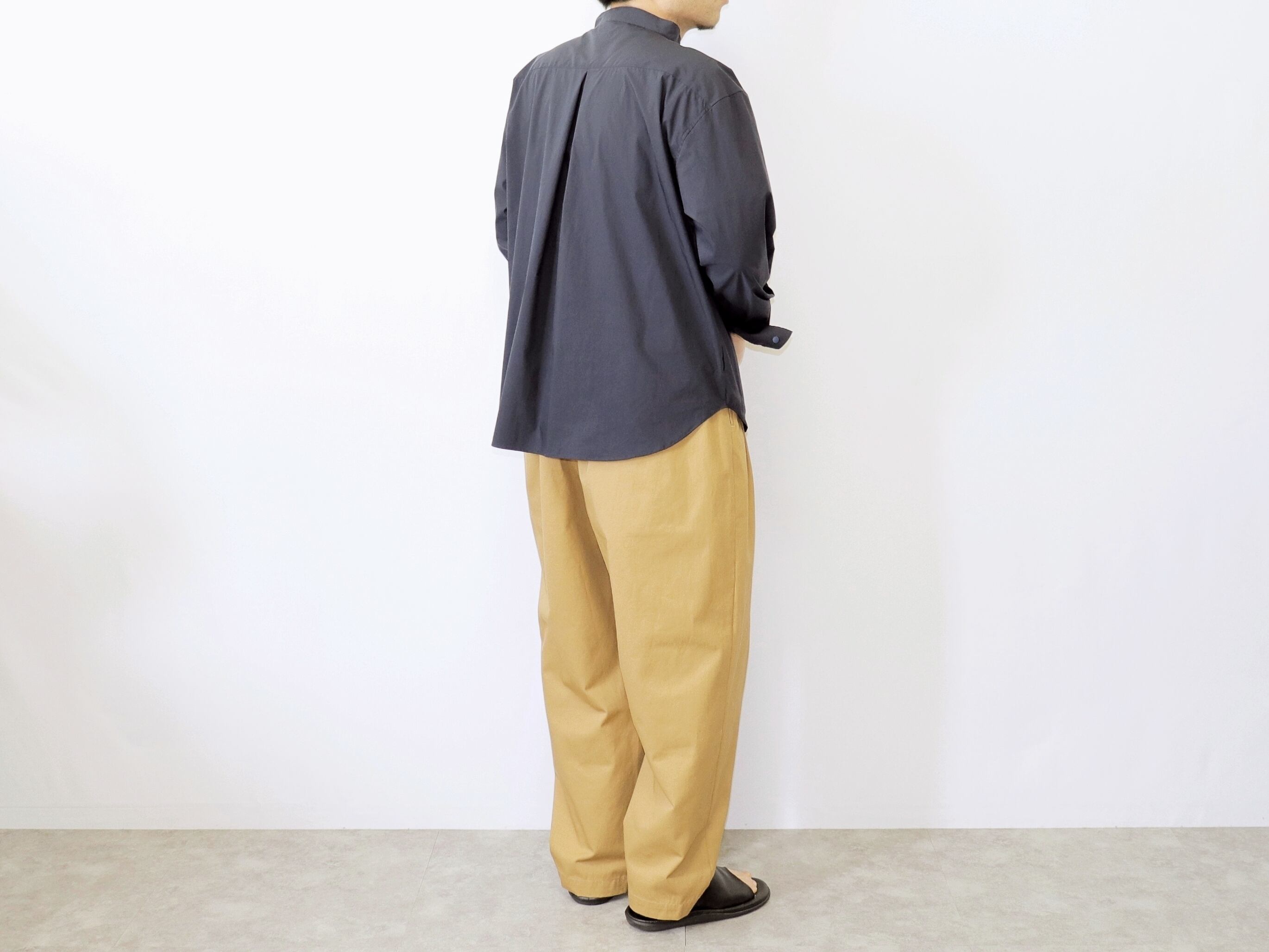 KELEN / 2TUCK COCOON TROUSER “NIPS” - BEIGE ケレン / 2タック