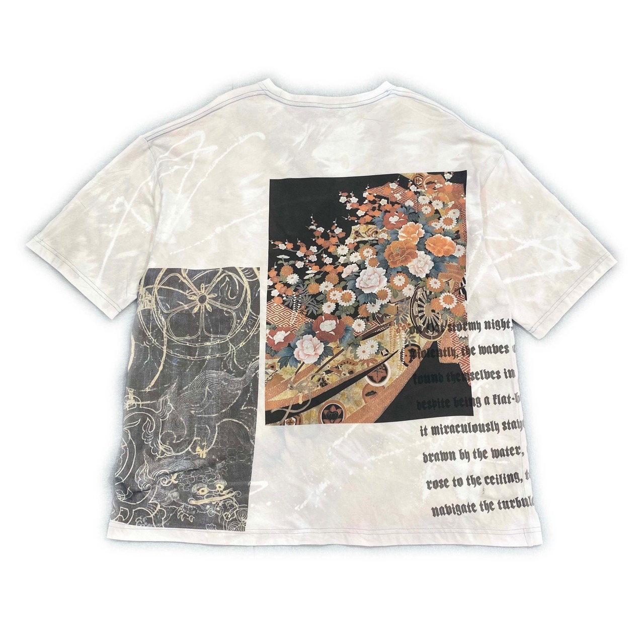 【tshirts265】XLsize  KIMONO PRINT T-SHIRTS