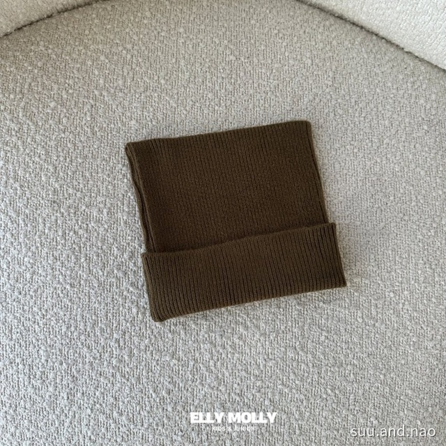 取寄:ELLYMOLLY エリーニットスクエアビーニー※送料無料