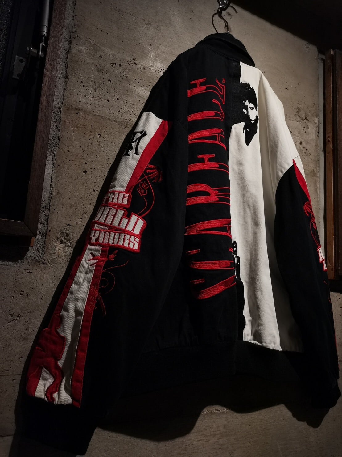 Caka】”Scarface” x ”Jeff Hamilton“ Embroidery Logo Design Vintage