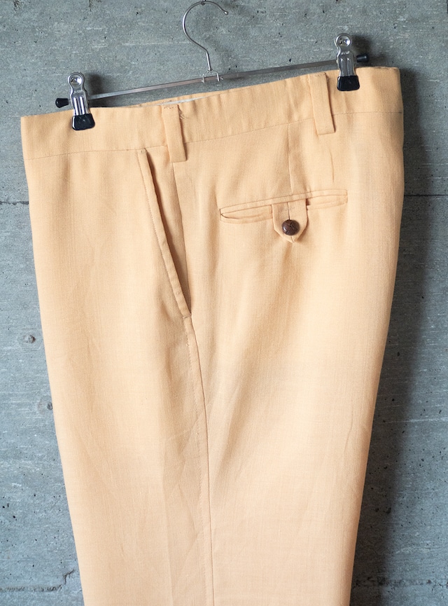 "ACWA" 1970s Yellow Linen trousers