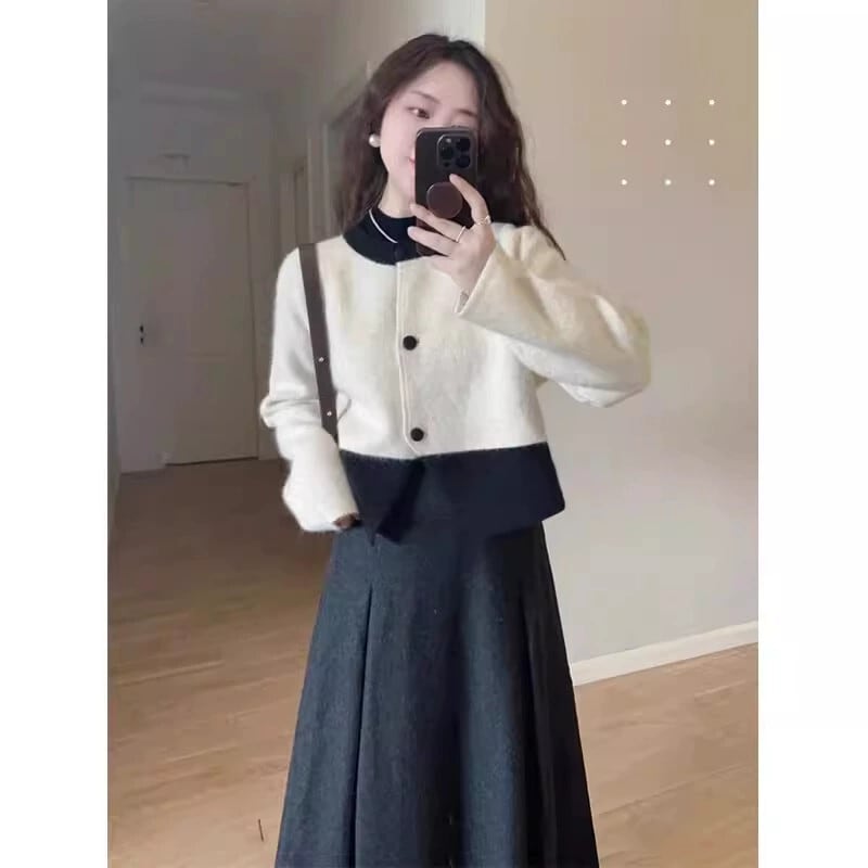 Xiaoxiangfeng コントラストカラーアライグマベルベットショート Xiaoxiangfeng コントラストカラーアライグマベルベットショート