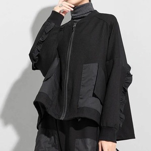 Ruffles Patchwork Pocket / フリル パッチワーク ジャケット