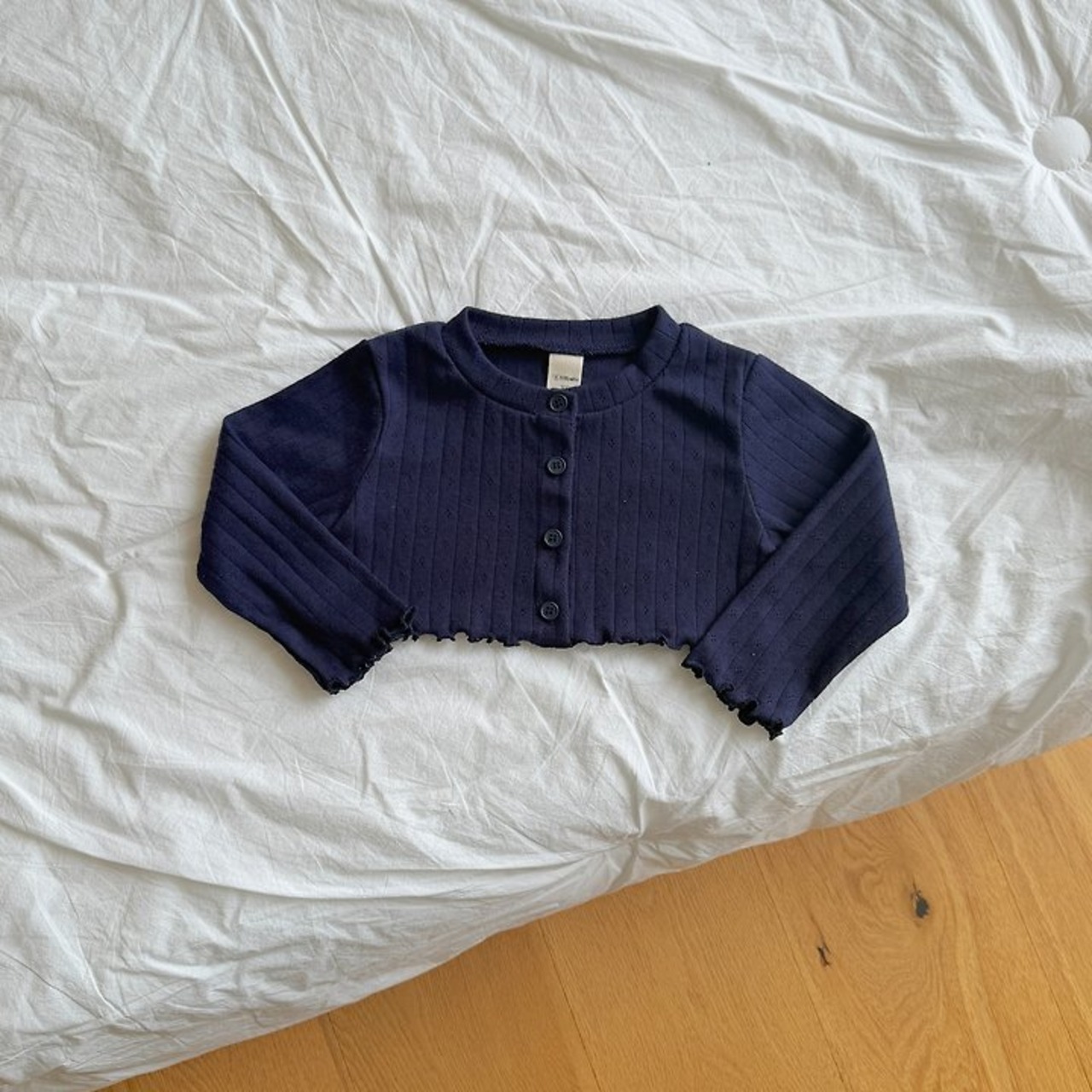 韓国子供服 / ninibello / Melville Eyelet Cardigan / カーディガン *XS~XXL*