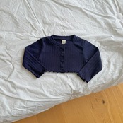 韓国子供服 / ninibello / Melville Eyelet Cardigan / カーディガン *XS~XXL*