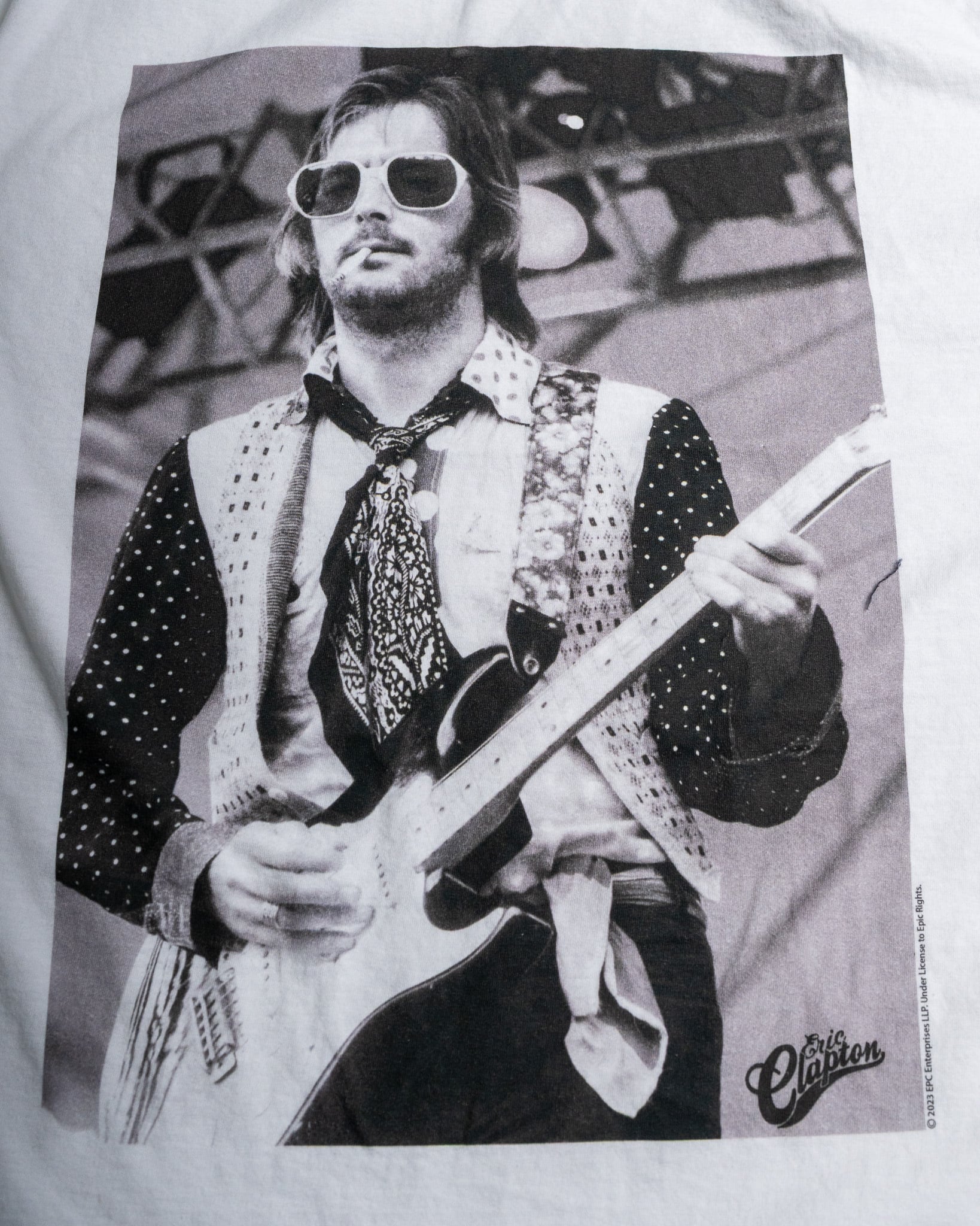 THRIFTY LOOK】ERIC CLAPTON TEE 新品 ユーズド加工 L XL エリック