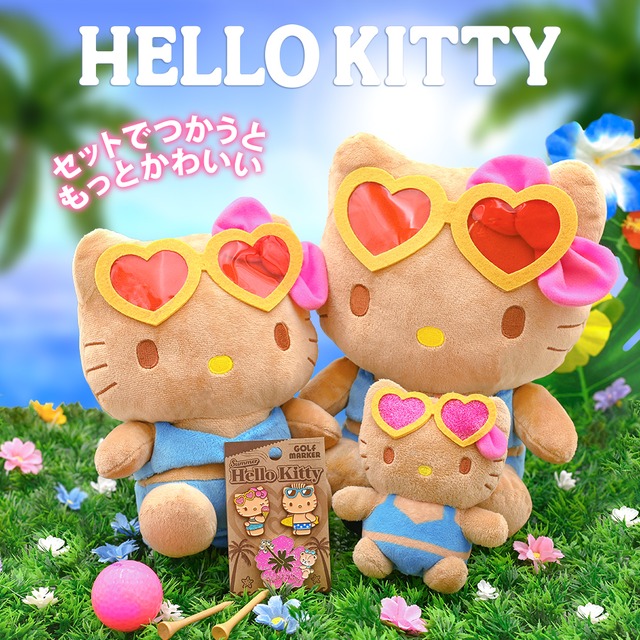ハローキティ （日焼け） ヘッドカバー フェアウェイウッド用 FW　サンリオキャラクターズ　 ライセンス商品