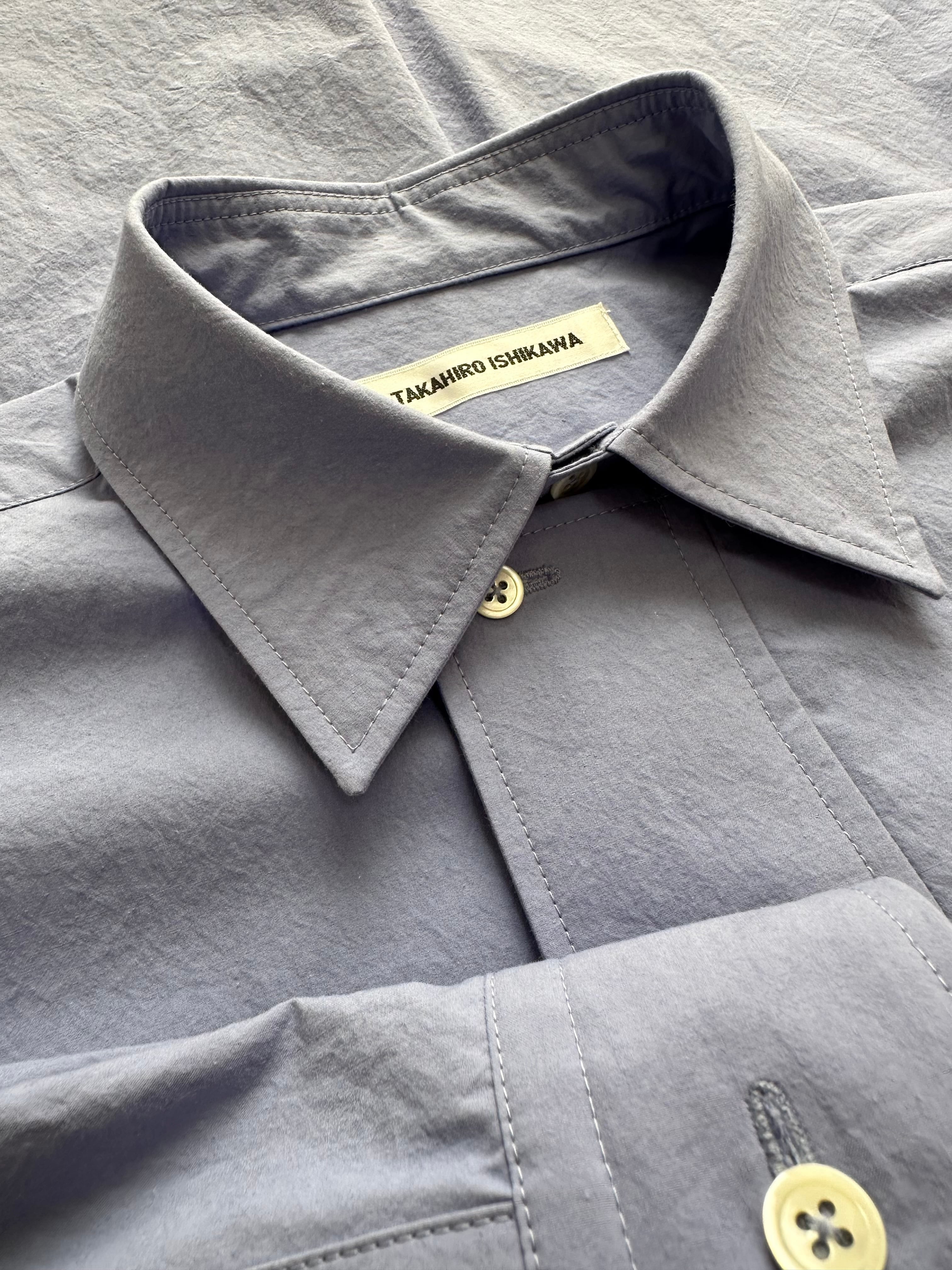Placket cotton shirt | TAKAHIRO ISHIKAWA