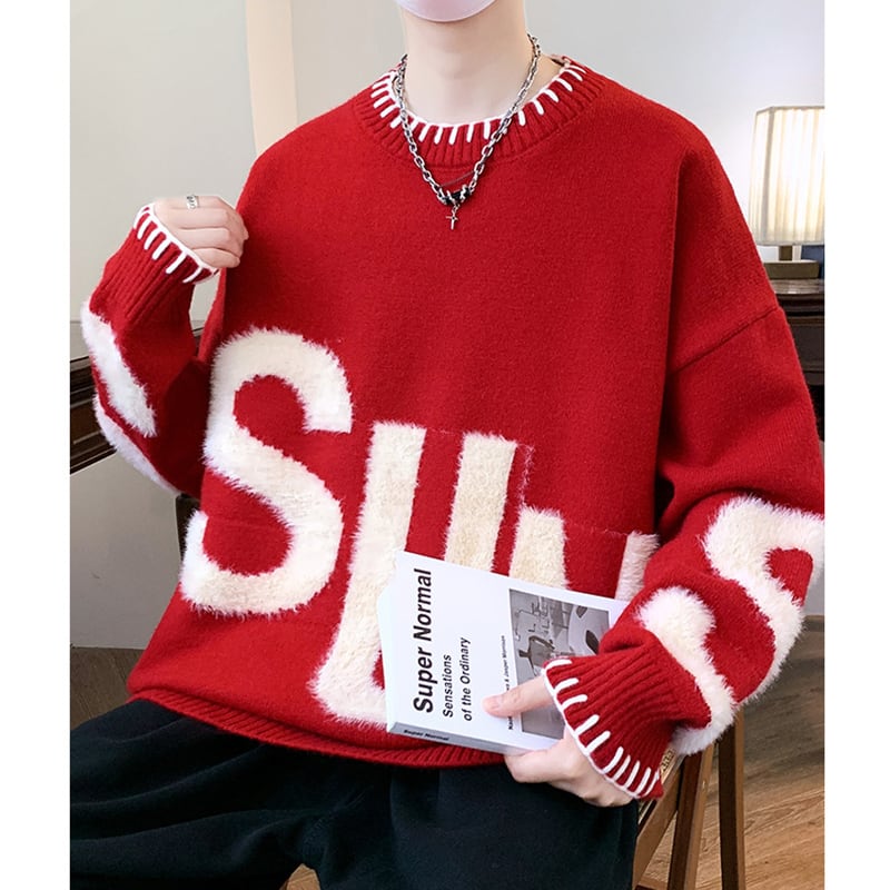 GANGBOSHIシリーズ】☆セーター☆ 4color ニットトップス 男女兼用