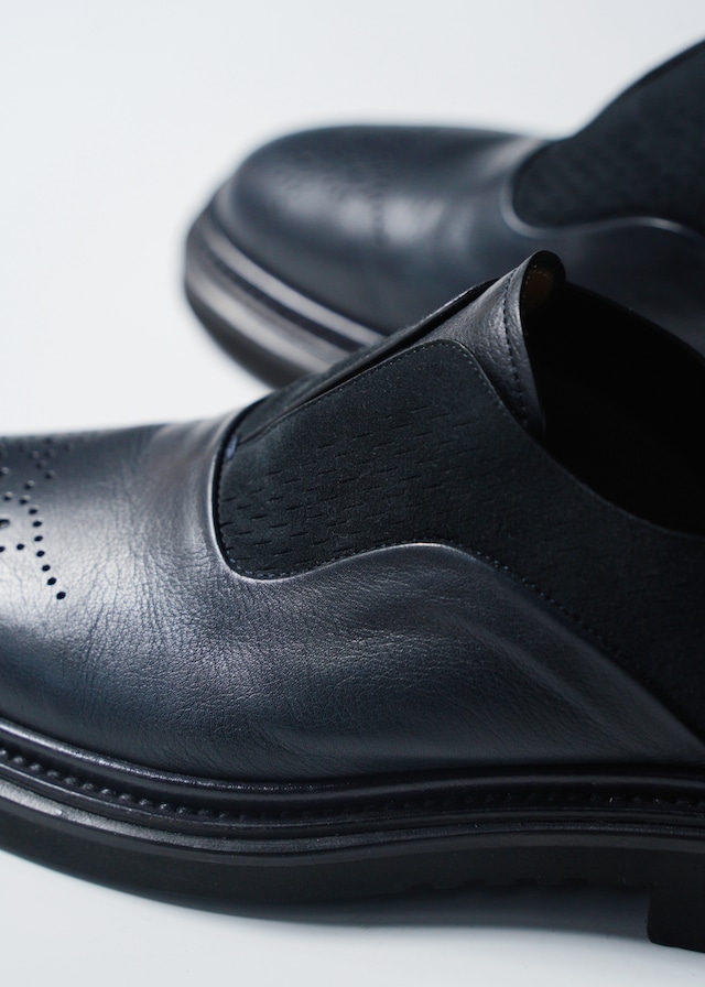 GIORGIO ARMANI 20SS front goa 2way leather shoes