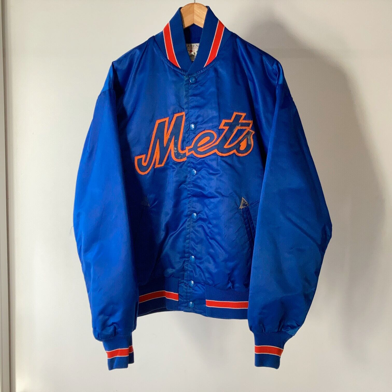 Vintage MLB NYC Mets ナイロンスタジャン ブルー 【1225A36 ...