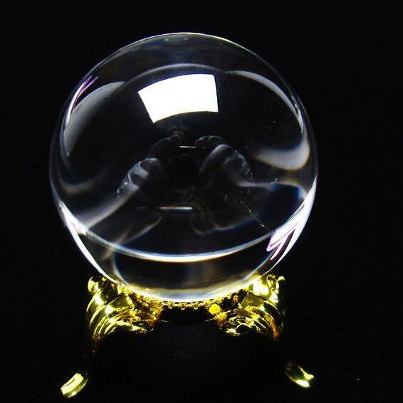 水晶 丸玉 ブラジル産 30mm 一点物 141-6474