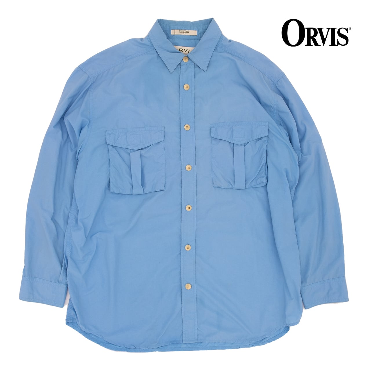 ウェア 90s orvis nylon shirt USED】90s ORVIS Nylon Fishing Shirt オービス ナイロン