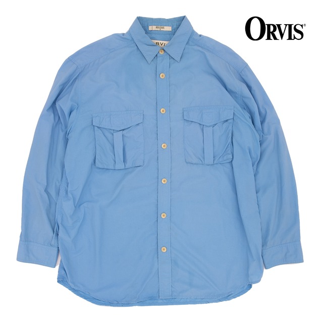 【USED】90s ORVIS Nylon Fishing Shirt オービス ナイロンフィッシングシャツ