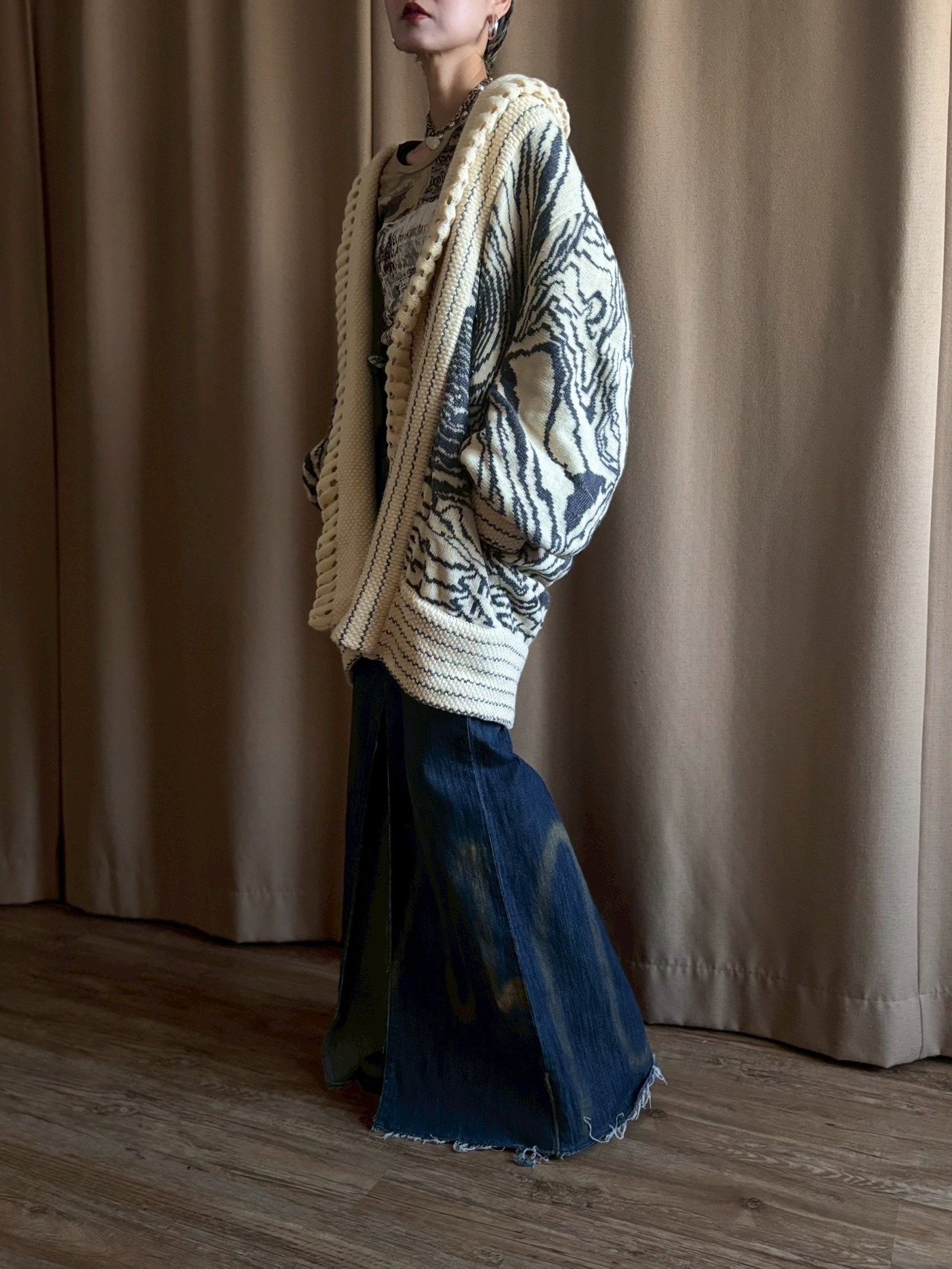 monto por le chois art knit outer-5110-12