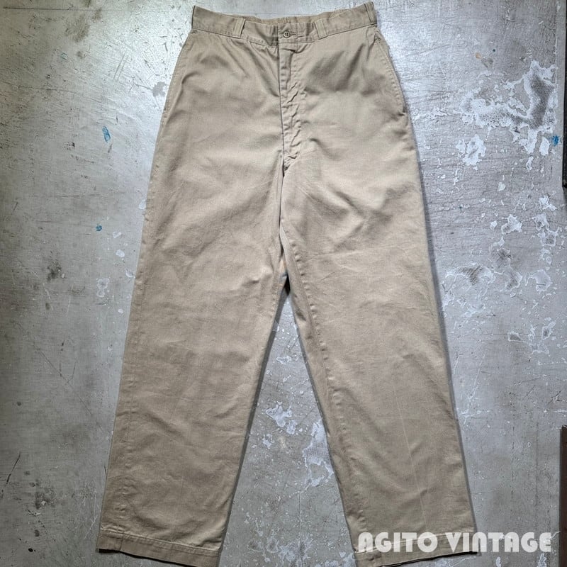 60's U.S.MARINE CORPS チノトラウザーズ USMC フラップポケット