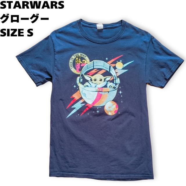 S】STAR WARS マンダロリアン グローグー フルーツオブルーム Tシャツ