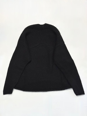 FACTORY・モンゴリアンウール Vネックセーター・ブラック