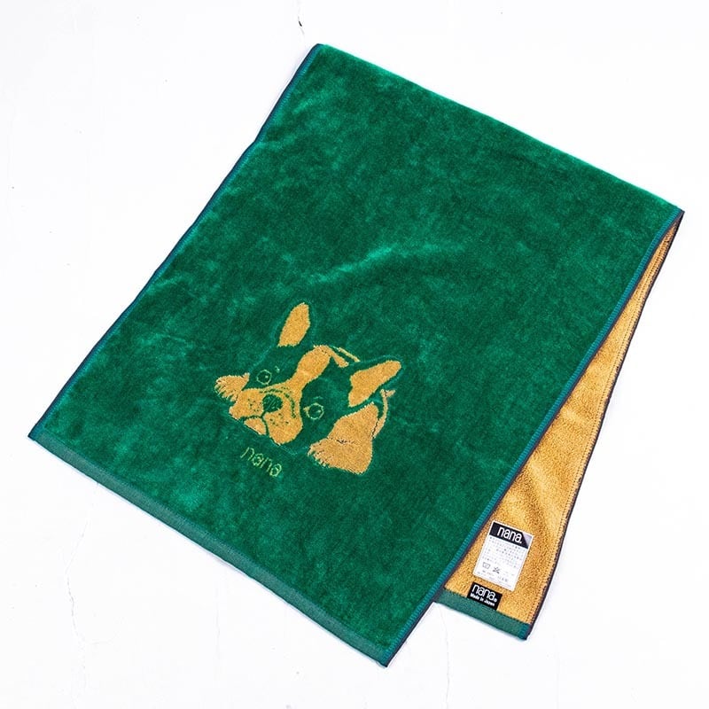 なとり タオル Face Towel グリーン 新品 なとり タオル グリーンのみ ニトリ 【5枚セット】ベーシックな