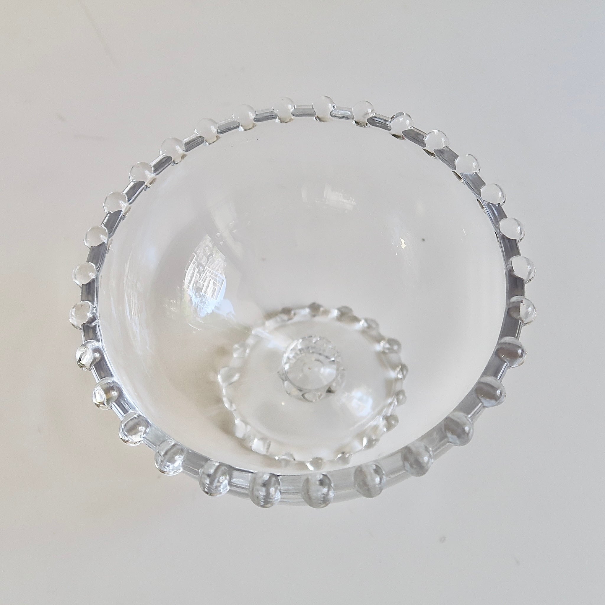 Glass compote / クリアドッド ガラスコンポート | BONNE CHANCE