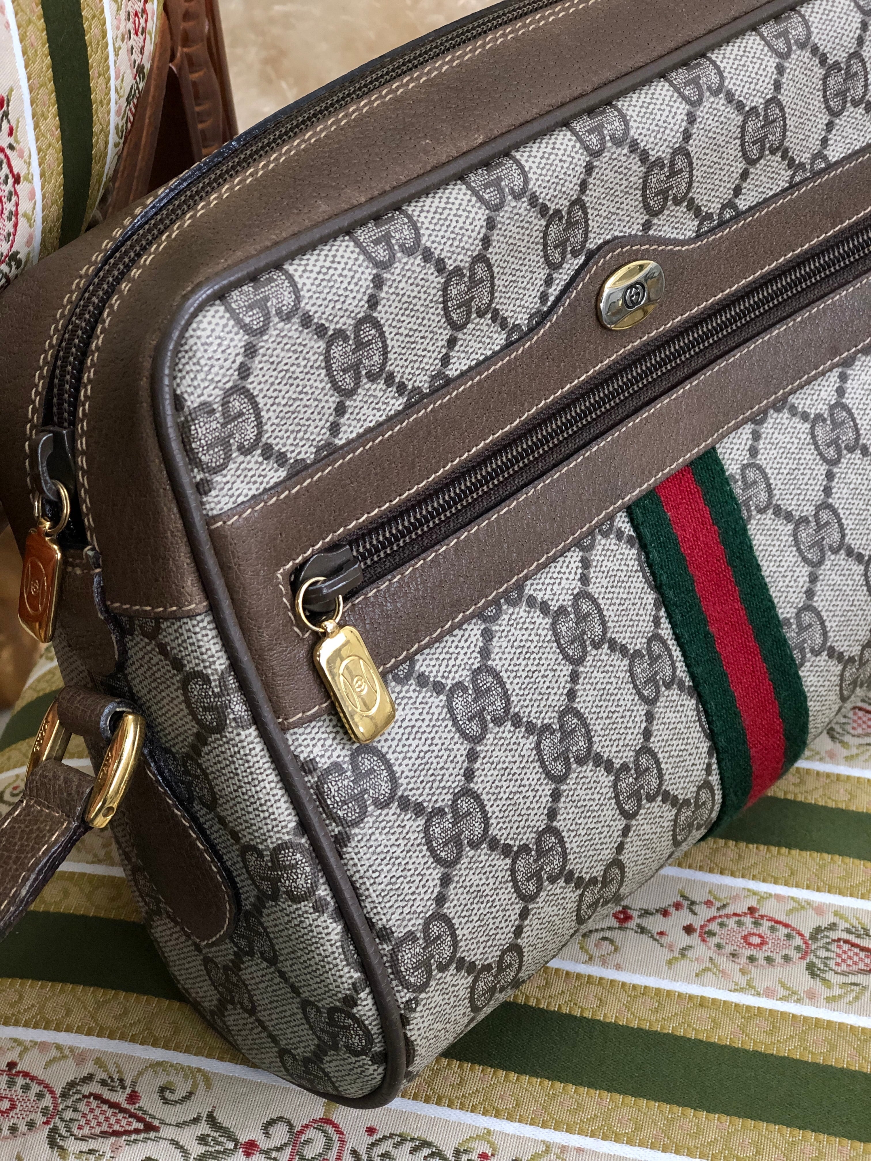 GUCCI グッチ　シェリーライン　オフィディア　ショルダーバッグ 　ブラウン　vintage　ヴィンテージ　オールドグッチ　cuf7bz |  VintageShop solo powered by BASE