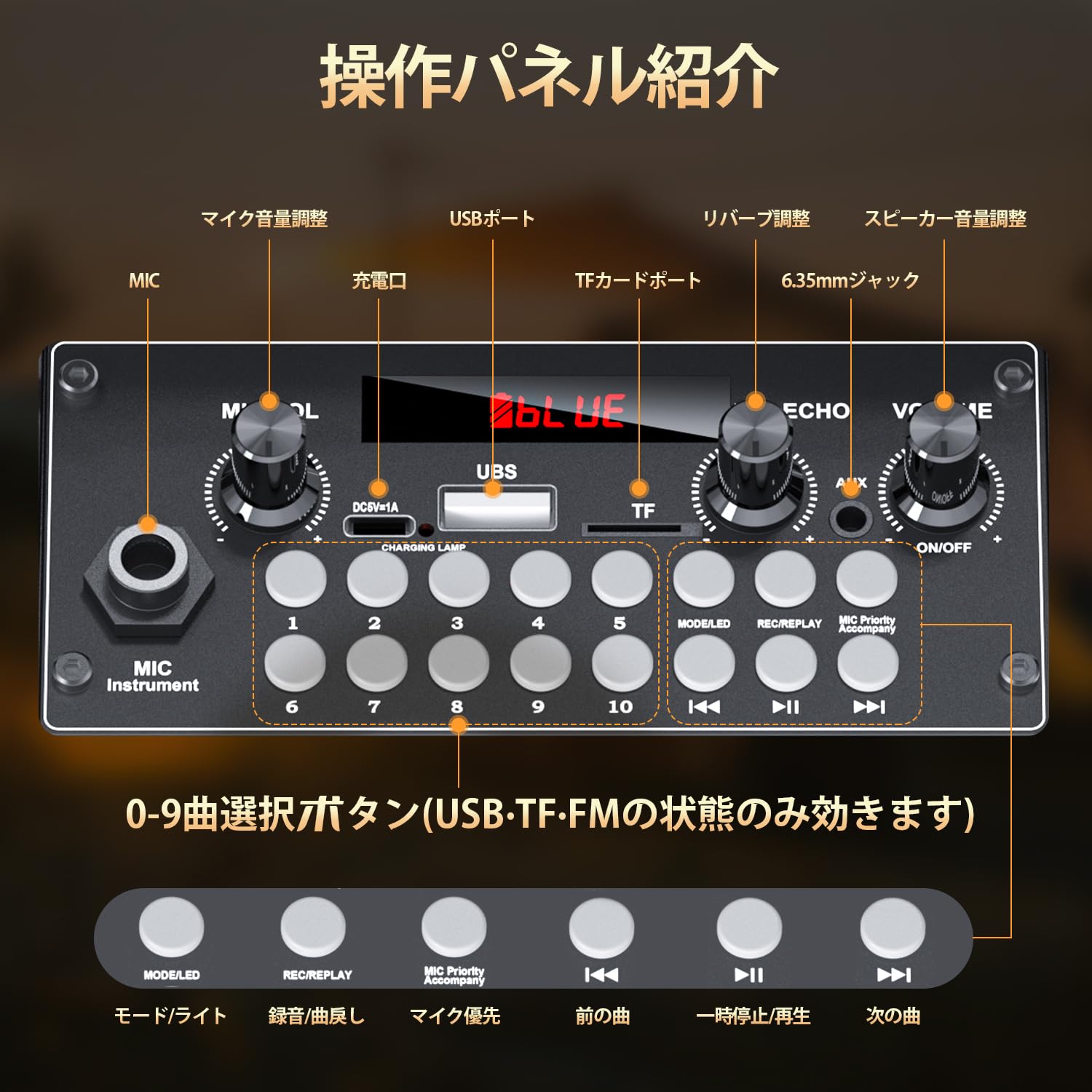 スピーカーセット JYX カラオケセット 家庭用 拡声器 ワイヤレスマイク