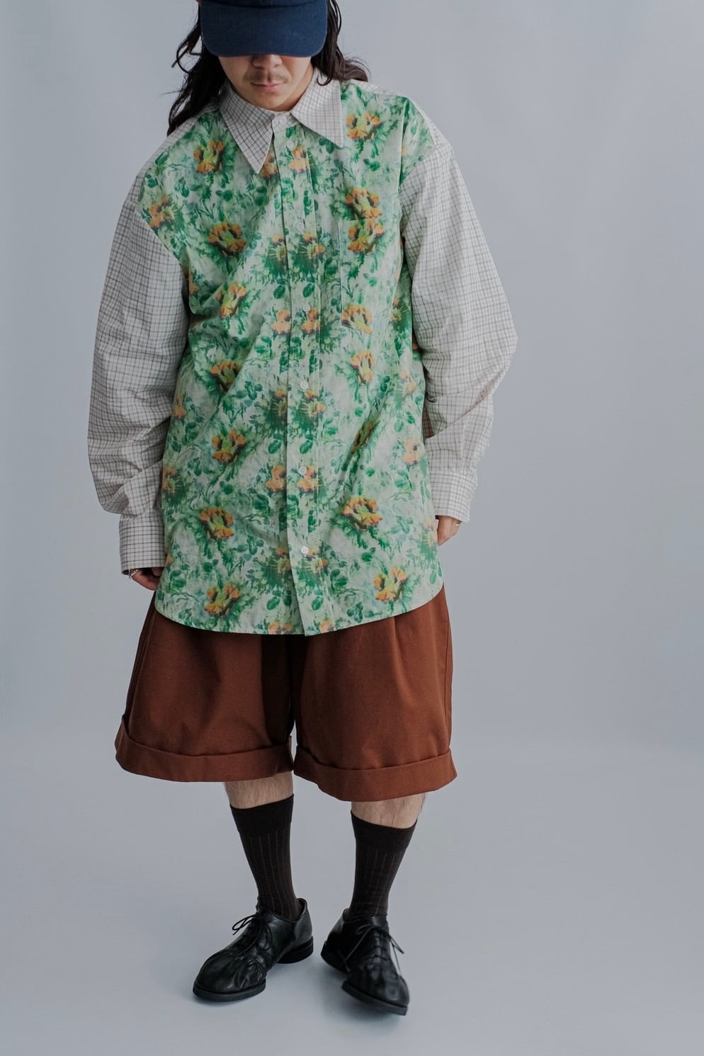 Meryll Rogge】COMBO CLASSIC SHIRT W/ FORMAL COLLAR | puzzle