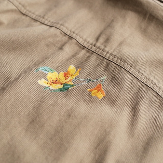 flower art graphic h/s big shirt