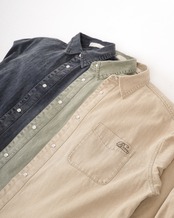 【#Re:room】VINTAGE WASHED COLOR BIG SHIRTS［RES123］