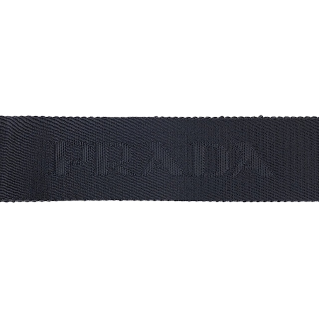 PRADA プラダ ショルダーバッグ ネイビー ロゴ フロントバックル ナイロン vintage ヴィンテージ オールド eiigp4