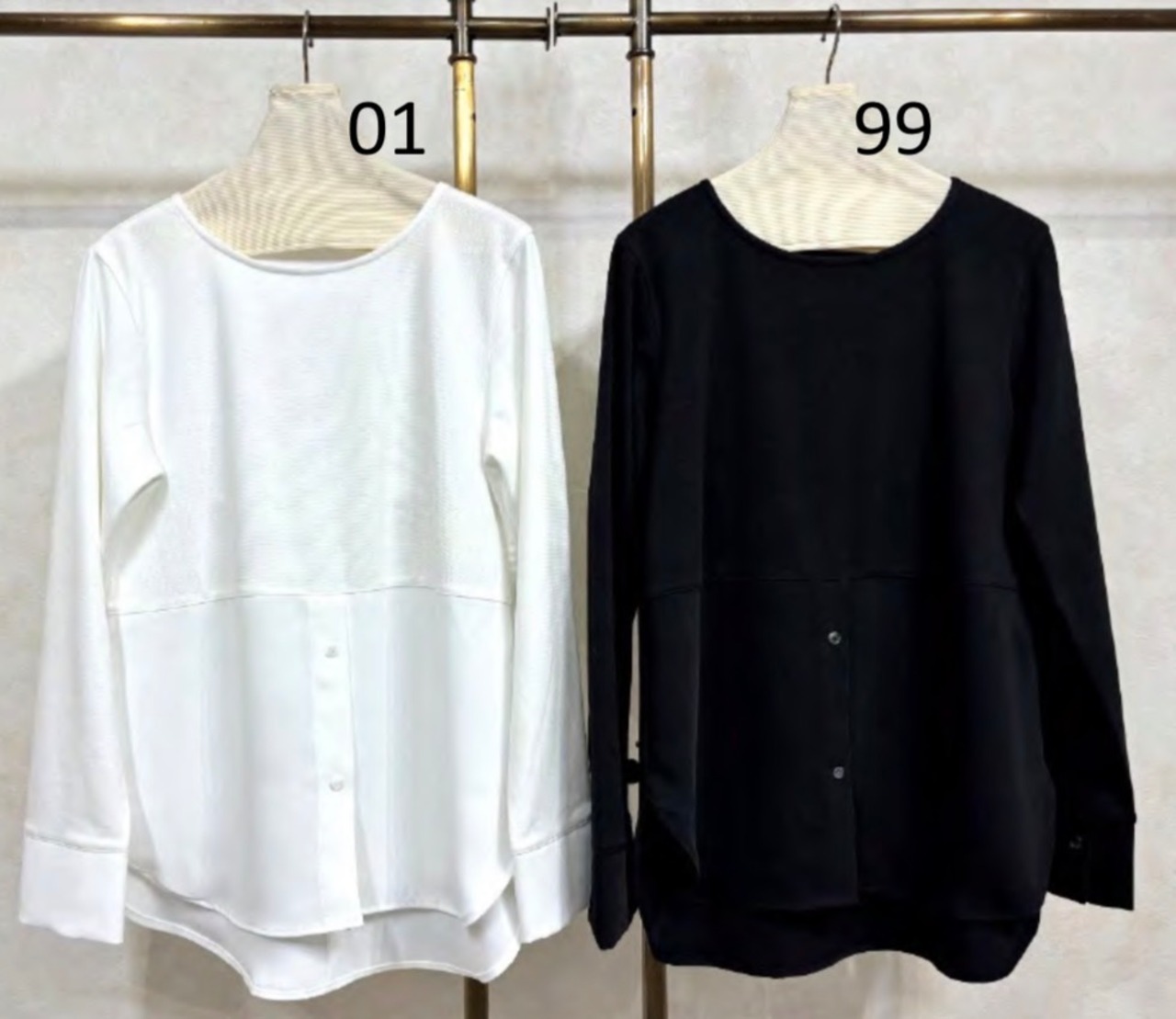 DOS  DIOSAS 生地コンビカットソー　D8819