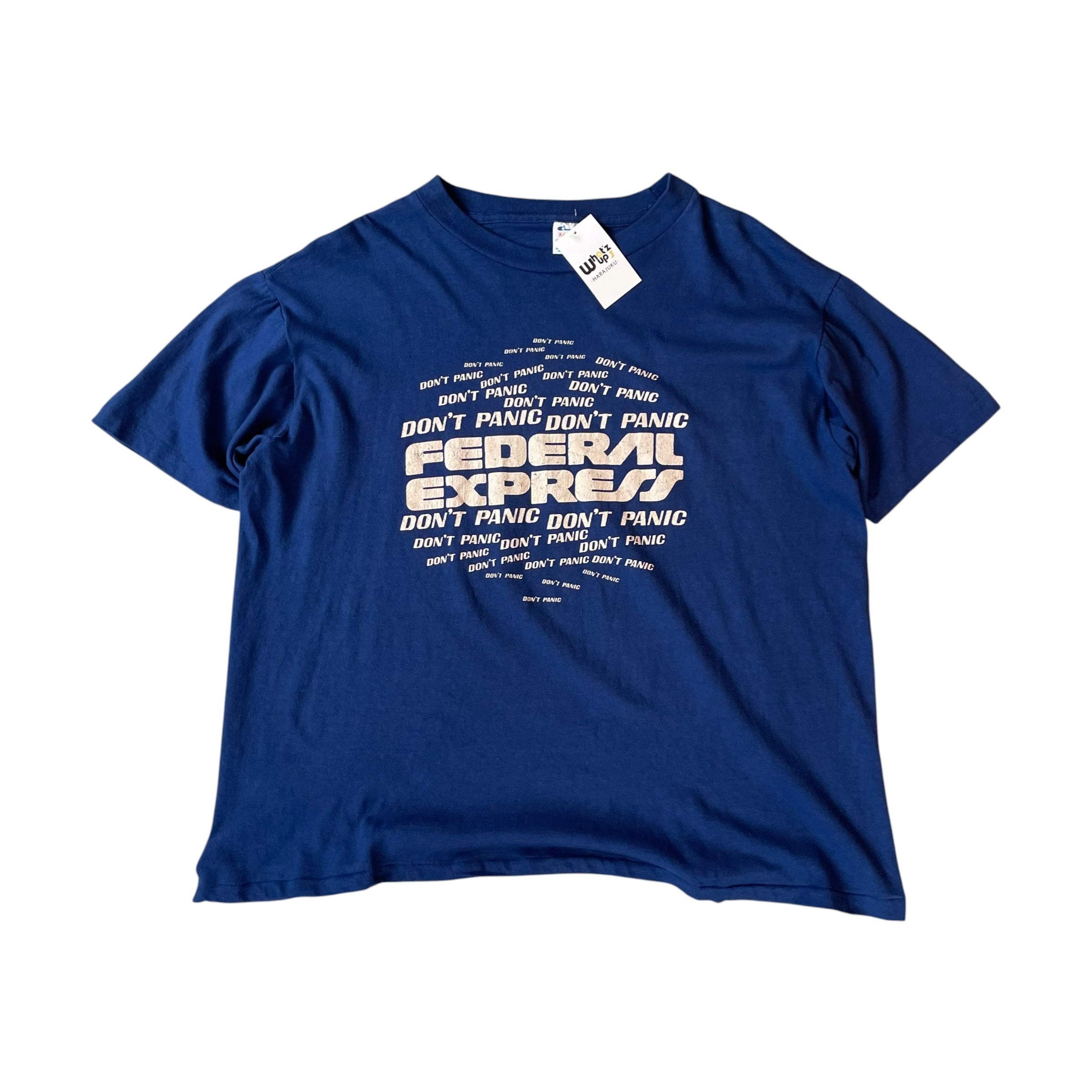 ① 1980s Champion "FedEX" Cotton T-shirt