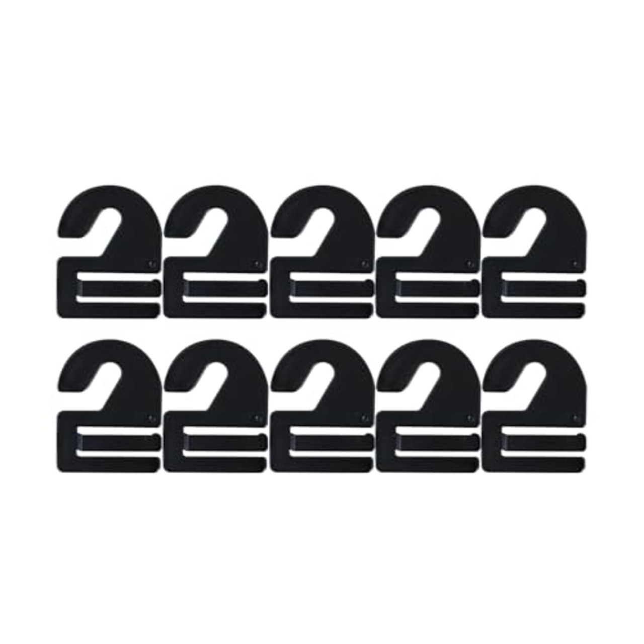 シンコハンガー(Shinkohanger) F-FITネクタイフック10枚入 ブラック 日本製 衣類 洋服 クローゼット 押入 整理 収納 省スペース ビジネス 社会人 新社会人 便利グッズ アイデア商品 メンズ 男性 父の日 プチギフト お祝い 上司 部下 同僚 プレゼント 032787