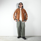 LEH26AW新作Embroidery SKA Reversible Blousonコーディネート2