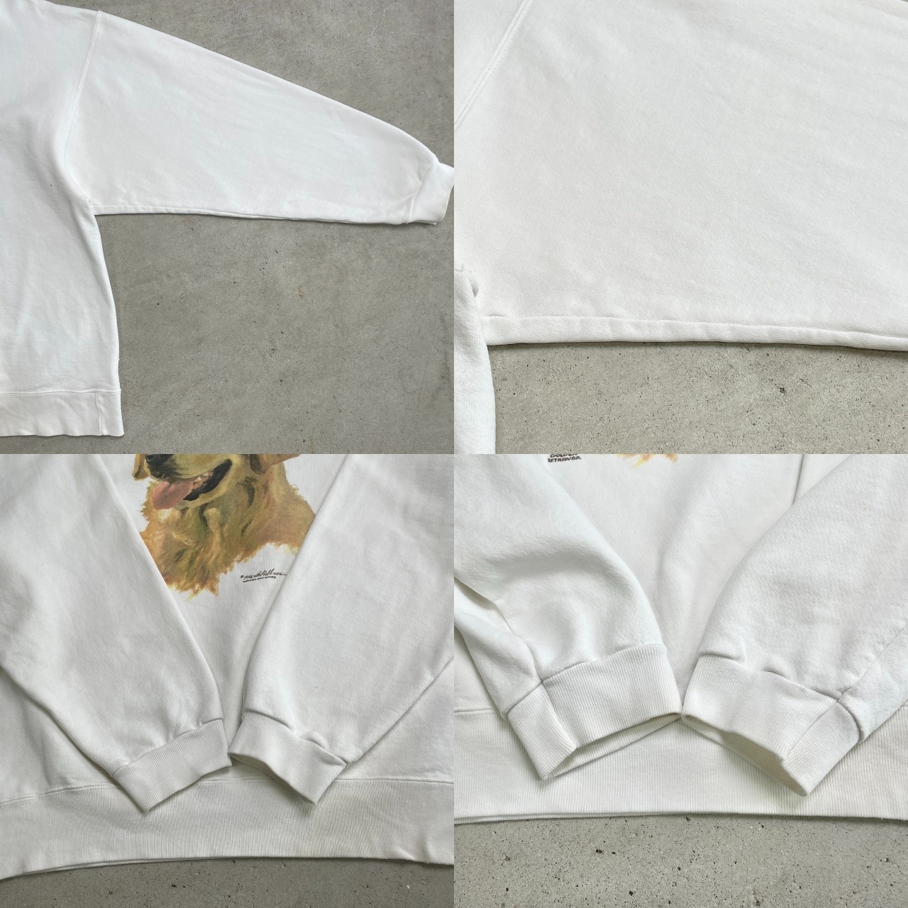 90年代 WASATCH DRY GOODS ゴールデンレトリバー 犬 アニマルプリント 