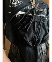 body suit design black remake t shirt-4259-7