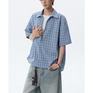 Check design shirt C4343